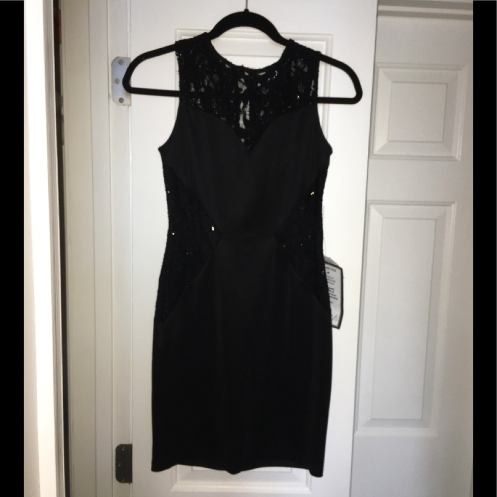 B Darlin black dress, size 5/6, New With Tags